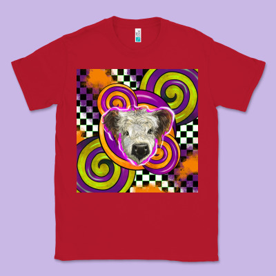 Halloween  Calf Scottish Classic Tee Designed By Barkaloodesign