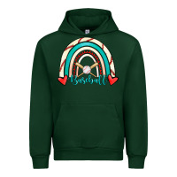 Foreset Green Baseball Rainbow Urban Hoodie - RanaPortraitStore