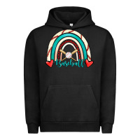 Pigment Black Baseball Rainbow Urban Hoodie - RanaPortraitStore