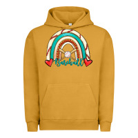 Pigment Peanut Butter Baseball Rainbow Urban Hoodie - RanaPortraitStore