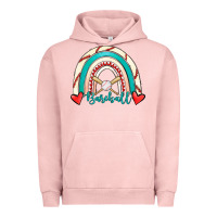 Pigment Salmon Baseball Rainbow Urban Hoodie - RanaPortraitStore