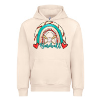 Sandshell Baseball Rainbow Urban Hoodie - RanaPortraitStore