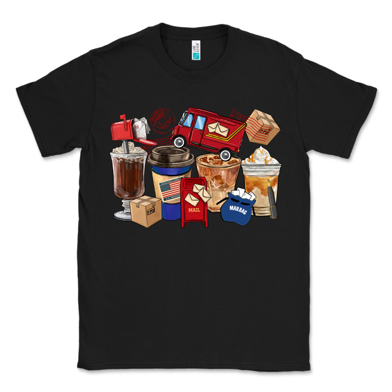 Postal Worker Coffee Cups Classic Tee by FaDigitalArtStudio | Teevron