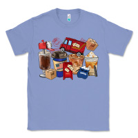 Colony Blue Postal Worker Coffee Cups Classic Tee - FaDigitalArtStudio