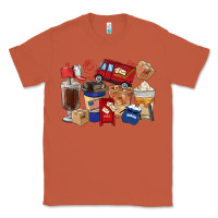 Copper Postal Worker Coffee Cups Classic Tee - FaDigitalArtStudio