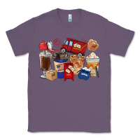 Lavender Postal Worker Coffee Cups Classic Tee - FaDigitalArtStudio