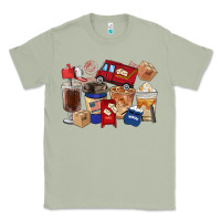 Matcha Postal Worker Coffee Cups Classic Tee - FaDigitalArtStudio