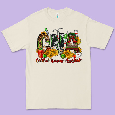 Christmas Cna Certified Nursing Assistant Premium Tee Designed By Fadigitalartstudio