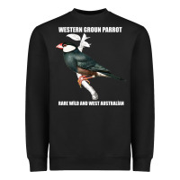 Black western ground parrot rare wild and west australian Heavyweight Sweatshirt - Bettercallsaul