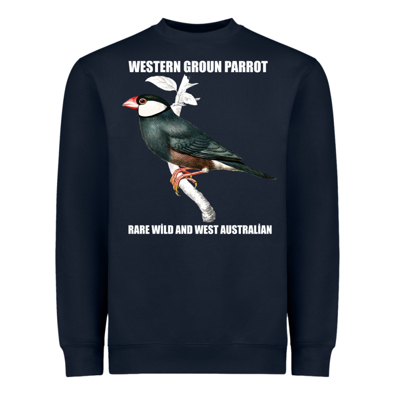 Western Ground Parrot Rare Wild And West Australian Heavyweight Sweatshirt by Bettercallsaul | Teevron