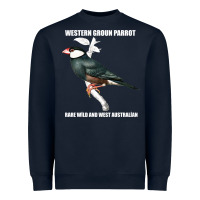 Navy western ground parrot rare wild and west australian Heavyweight Sweatshirt - Bettercallsaul