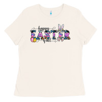 Bone Happy Easter Y'all Ladies Tee - CowhideDigitalArt