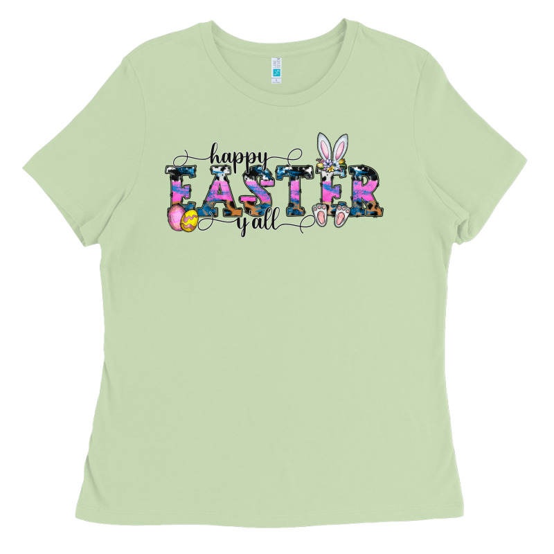 Happy Easter Y'all Ladies Tee by CowhideDigitalArt | Teevron