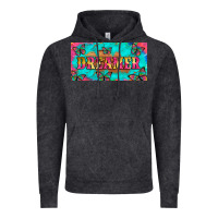 Vintage Black dreamer with butterfly and tie dye  licance  plate Vintage Hoodie - Artiststas