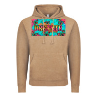 Vintage Coffee dreamer with butterfly and tie dye  licance  plate Vintage Hoodie - Artiststas