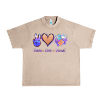 French Oak Peace Love Dental Urban Heavy Tee - Jasminsmagicworld