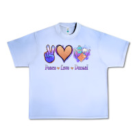 Grape Ice Peace Love Dental Urban Heavy Tee - Jasminsmagicworld
