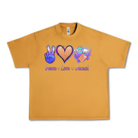 Peanut Butter Peace Love Dental Urban Heavy Tee - Jasminsmagicworld