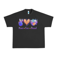 Pigment Black Peace Love Dental Urban Heavy Tee - Jasminsmagicworld
