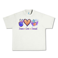 Pistachio Peace Love Dental Urban Heavy Tee - Jasminsmagicworld