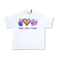 White Peace Love Dental Urban Heavy Tee - Jasminsmagicworld