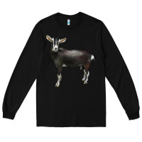 Black Alpine Goat Long Sleeve Tee - LillyAllenDesigns