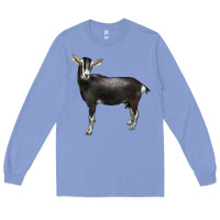 Colony Blue Alpine Goat Long Sleeve Tee - LillyAllenDesigns