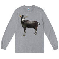 Heather Grey Alpine Goat Long Sleeve Tee - LillyAllenDesigns