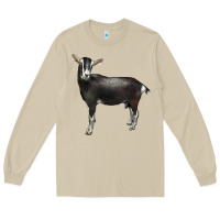 Mushroom Alpine Goat Long Sleeve Tee - LillyAllenDesigns