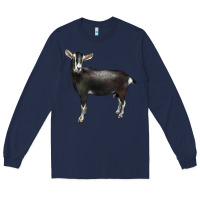 Navy Alpine Goat Long Sleeve Tee - LillyAllenDesigns