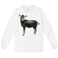 White Alpine Goat Long Sleeve Tee - LillyAllenDesigns