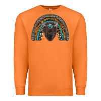 Carrot western rainbow with bison Premium Sweatshirt - RanaPortraitStore