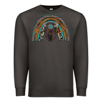 Smoke western rainbow with bison Premium Sweatshirt - RanaPortraitStore