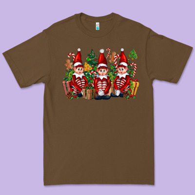 Christmas Elfs Premium Tee Designed By Fadigitalartstudio