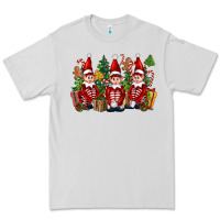 Dove Grey Christmas Elfs Premium Tee - FaDigitalArtStudio