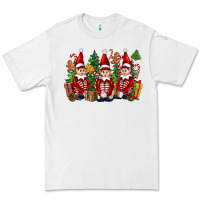 White Christmas Elfs Premium Tee - FaDigitalArtStudio