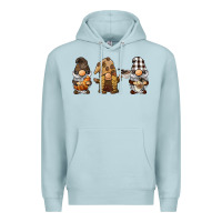 Blue Mist coffee gnomes Premium Hoodie - BarkalooDesign