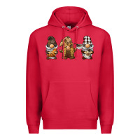 Cardinal coffee gnomes Premium Hoodie - BarkalooDesign