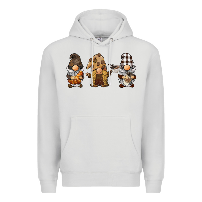 Coffee Gnomes Premium Hoodie by BarkalooDesign | Teevron
