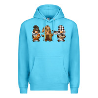 Ocean Blue coffee gnomes Premium Hoodie - BarkalooDesign