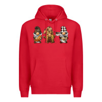 Red coffee gnomes Premium Hoodie - BarkalooDesign