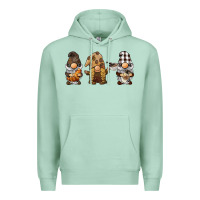 Seafoam coffee gnomes Premium Hoodie - BarkalooDesign