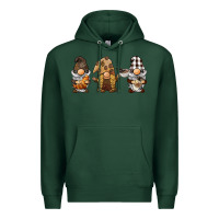Sports Green coffee gnomes Premium Hoodie - BarkalooDesign