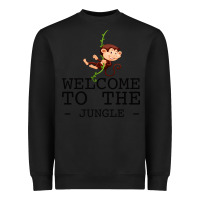 Black Welcome To The Jungle Heavyweight Sweatshirt - Bettercallsaul