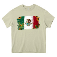 Mossy Mexican Flag Cactus Sunflower Heavy Core Tee - Jasminsmagicworld