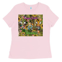 Bubblegum Pink easter gnome celebration Ladies Tee - CowhideDigitalArt