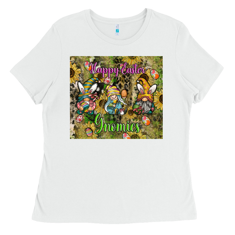 Easter Gnome Celebration Ladies Tee by CowhideDigitalArt | Teevron