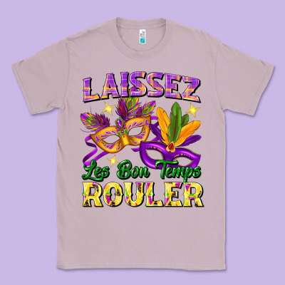 Laissez Les Bon Temps Rouler Classic Tee Designed By Fadigitalartstudio