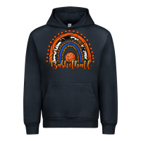 Navy Basketball Rainbow Urban Hoodie - RanaPortraitStore