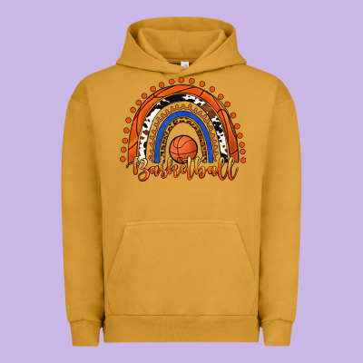 Basketball Rainbow Urban Hoodie Designed By Ranaportraitstore